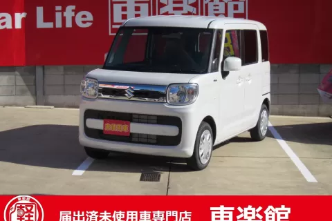 2448　スズキ　スペーシア　届出済未使用車のサムネイル