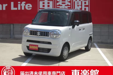 2504　スズキワゴンＲスマイル　ハイブリッドS　届出済未使用車のサムネイル